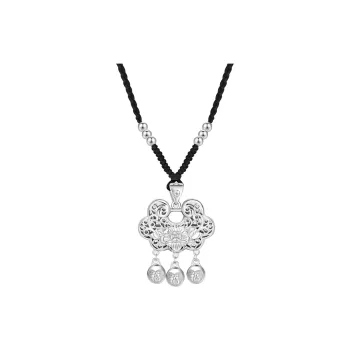 LAOYINFANG Sterling Silver Necklaces Women's