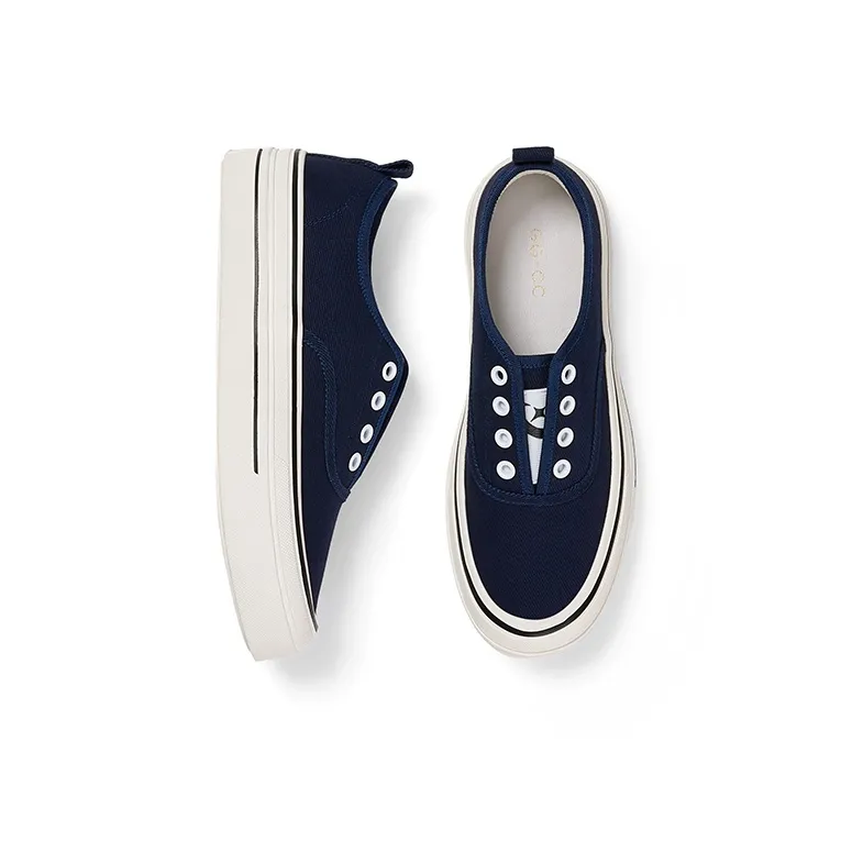 GG CC Slip Resistant Cushioning Abrasion Resistant Lightweight Low Top Platform Slip on Skateboard Shoes Women's-6