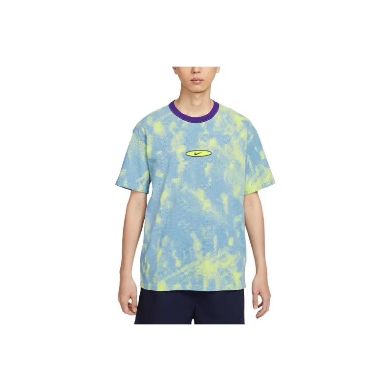 Nike Clothing T Shirts Men Blue-0