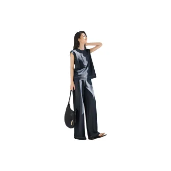 IHIMI Casual Suits Women's Denim Blue