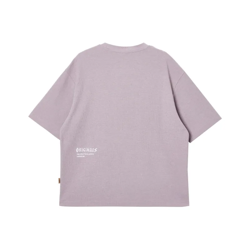 JACK&JONES T Shirts Unisex C16 Gray Purple-1
