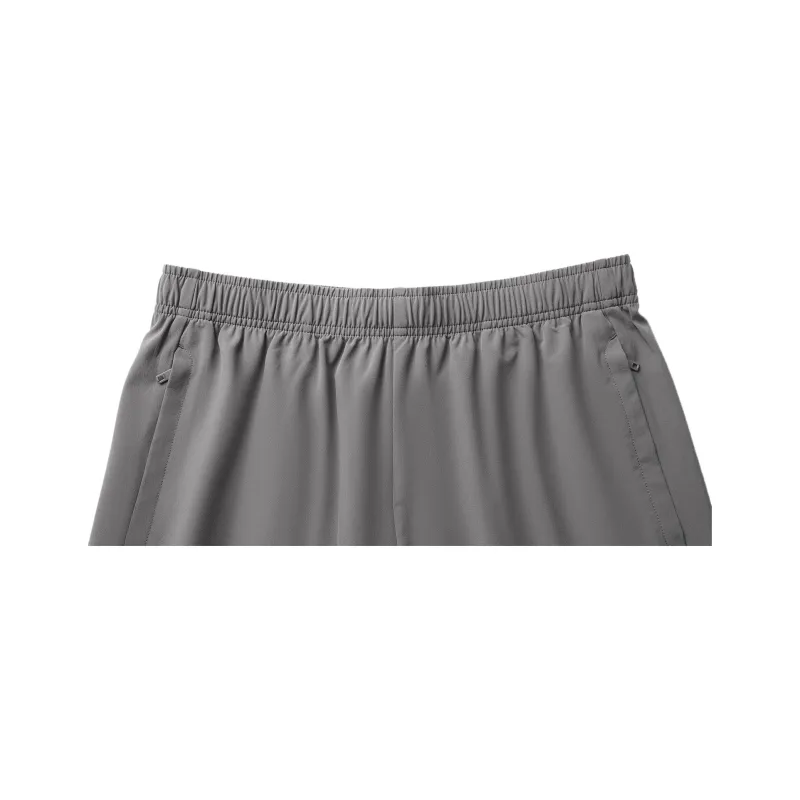 LiNing Fitness Series Sports Shorts Men's Road Gray Single Logo-4