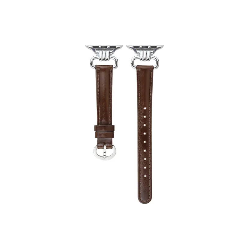 Wei Xin Apple Compatibility Watch Band Cowhide Leather Material-3