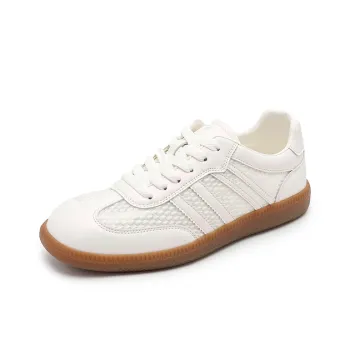 JOSINY Casual Shoes Women's Low Top Ecru/Silver