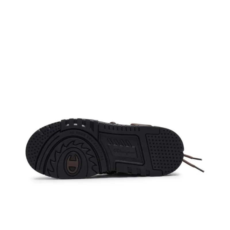 Champion Headphone Shoes Wear resistant And Lightweight Low Top Skateboard Shoes Men's Black/Milk White-4