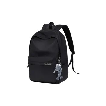 Warrior Nylon Fabric Backpack Unisex Black