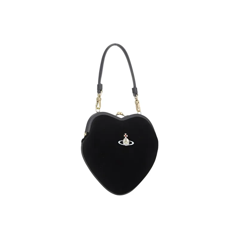 Vivienne Westwood Cotton One Shoulder Handbag Women's Black-1