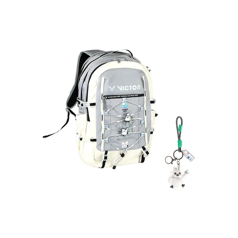 VICTOR Sudan Cup Collection Badminton Racket Bags Backpack Lunar Rock Gray Unisex-7
