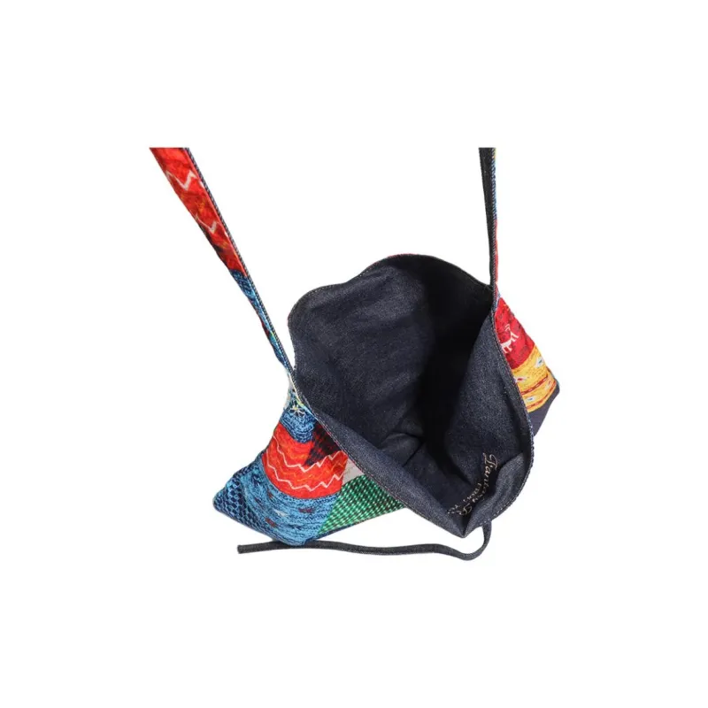 NX DOUGHNUT Canvas Tote Bag, Shoulder Bag Women's Multicolor-5