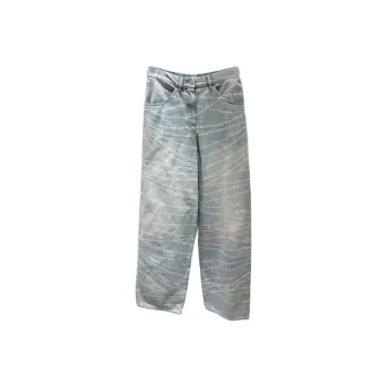 CHANEL 25P Spring Summer Preview Collection Jeans Women's Blue