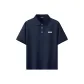 [7A Antibacterial Cooling]Navy Blue (White Gradient Chest Logo)