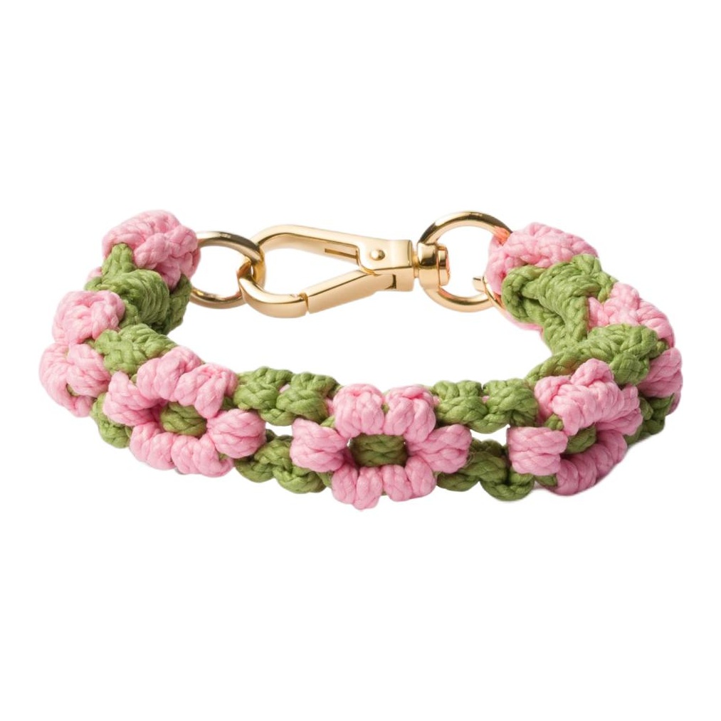 プラダ Prada Bracelet PRADA Enamel Bracelets Women's Pink - POIZON
