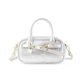 TUCANO PU Shoulder Bag, Crossbody Bag, Handbag Regular Women's Glacier Silver