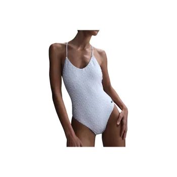 Nike Swim Swoosh Link Women's Terry Y Back One Piece