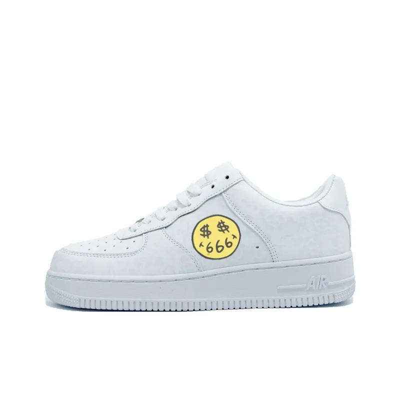 PAIN OR PLEASURE Low Top Skateboard Shoes Unisex Heather White-0