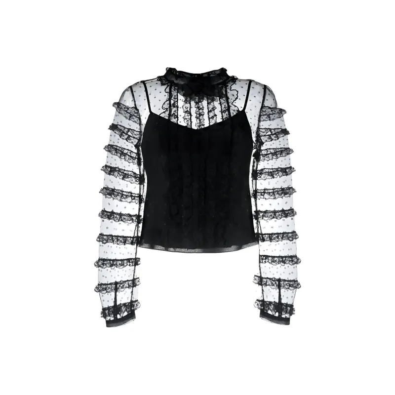 RED VALENTINO FW22 Shirt Women's Black-0