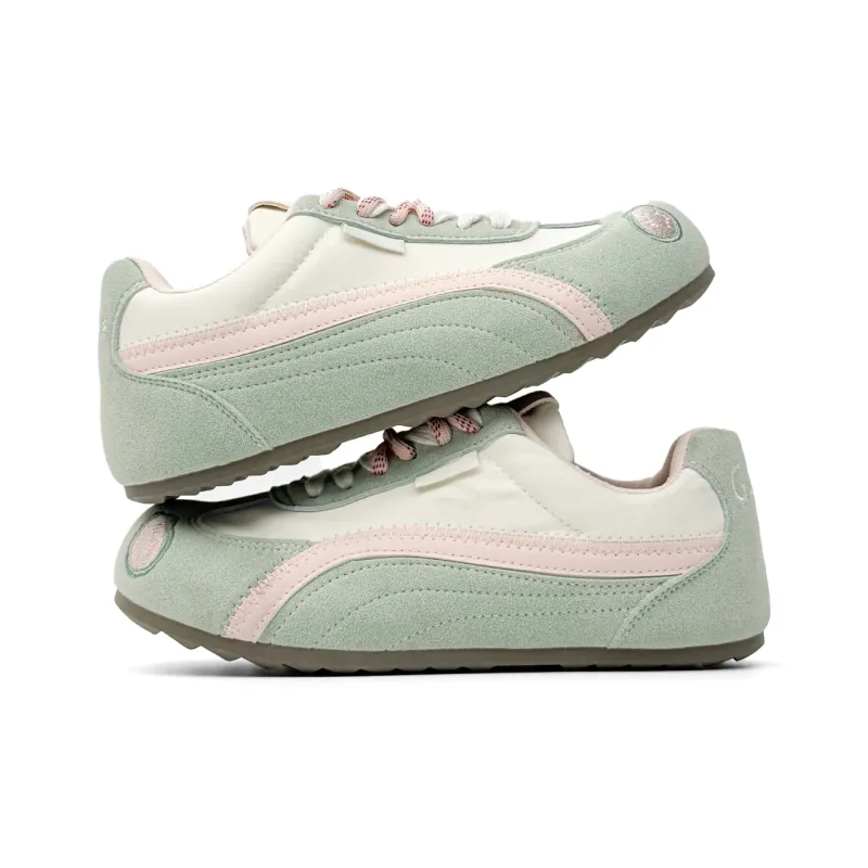 Mengsai Cushioning, Wear Resistant Low Top Skateboard Shoes Women's Guava Pink-4