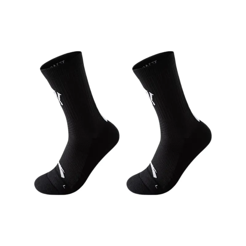 CHAOJIANTA Basketball Socks Unisex 1 Pack Basic Black-0