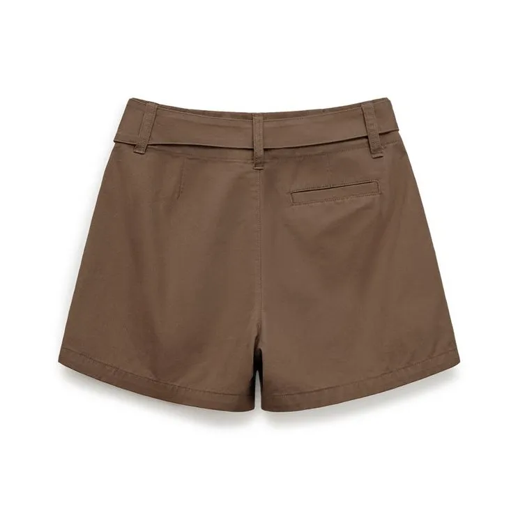 MADEN Cargo Shorts Women's Dark Khaki-1