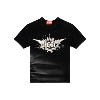 DIESEL T Ele Long P2 Graphic Logo T shirt