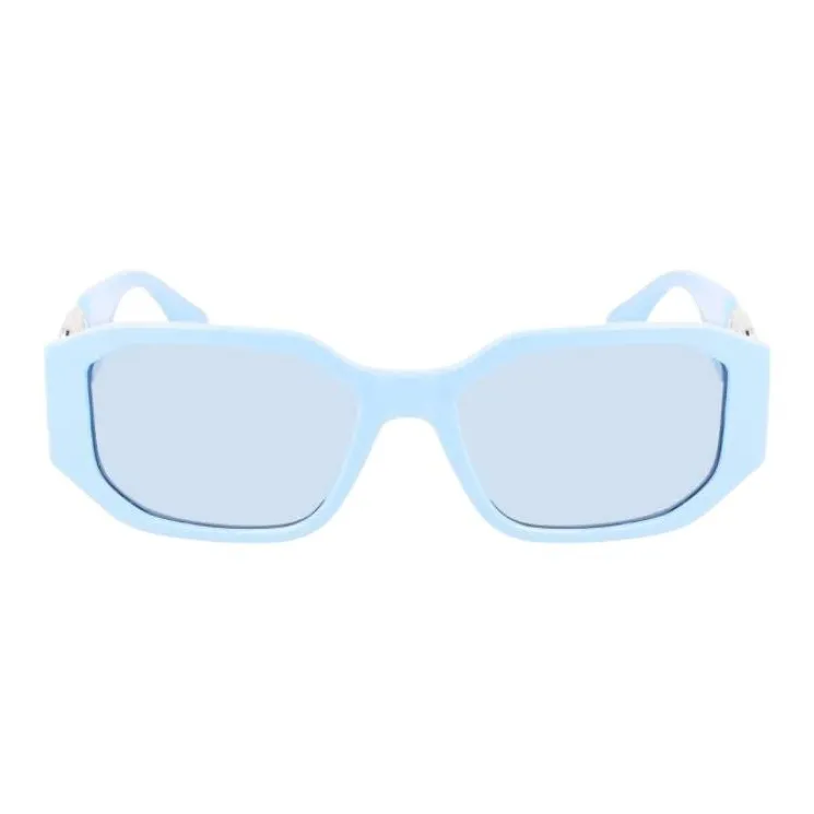 KARL LAGERFELD Plastic Injection Molded Rectangular Sunglasses Unisex Blue-1