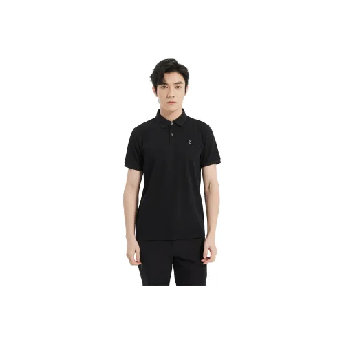 LESS IS MORE Polo Shirts Men Black 25XTX9001Y