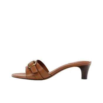 ZARA PU Polyurethane Slip Resistant Slide Slippers Women's Brown