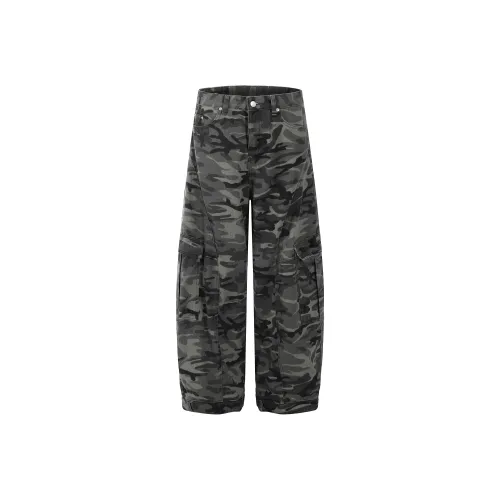BEAR UNION Cargo Pants Women's Army Green