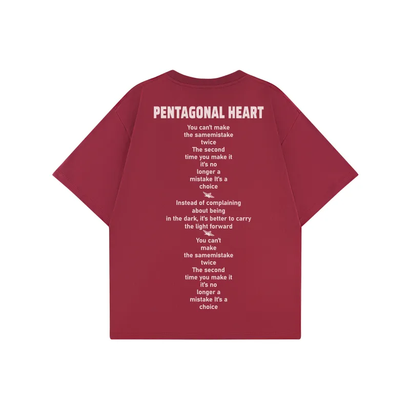 PENTAGONAL HEART T Shirt Unisex-20