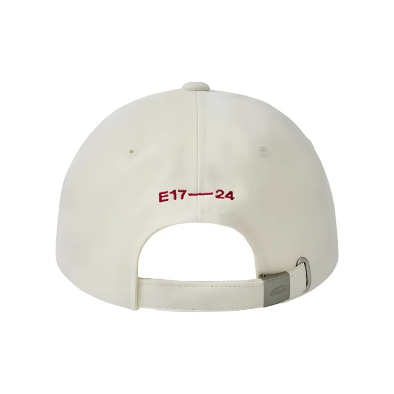 Emis Cotton Baseball Caps Women's White-3