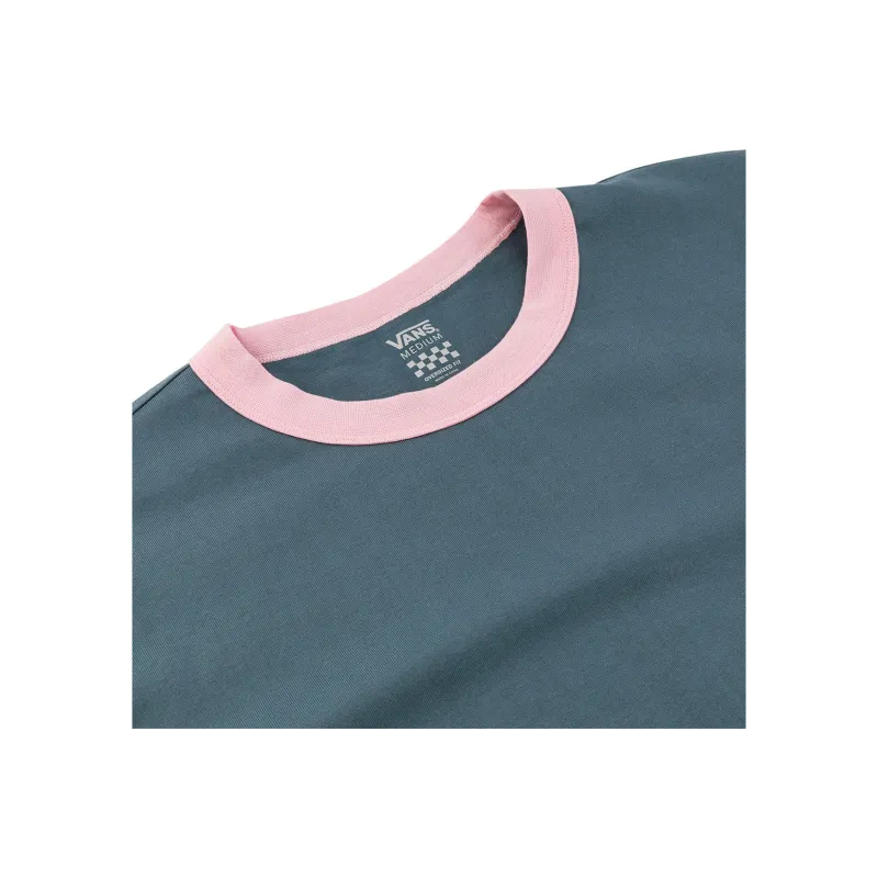 Vans T Shirts Women's Gray Blue-2