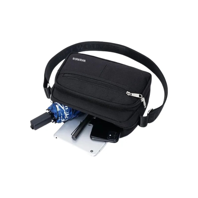 Warrior Oxford Shoulder Bag Unisex Black-3