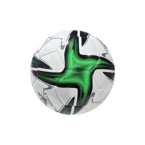 JUNGLELEOPARD CLB Size 5 Soccer PVC Machine Stitched Soccer Ball Unisex Green