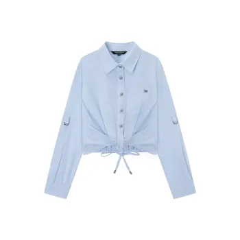 Teenie Weenie Shirts Women's Light Blue