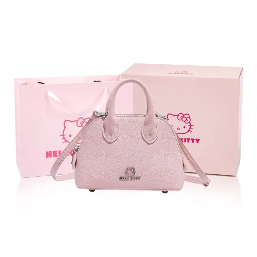 MESUCA &Sanrio Hello Kitty Collaboration Kitty Series PU Shoulder Bag, Crossbody Bag, Handbag Women's Pink/Yellow