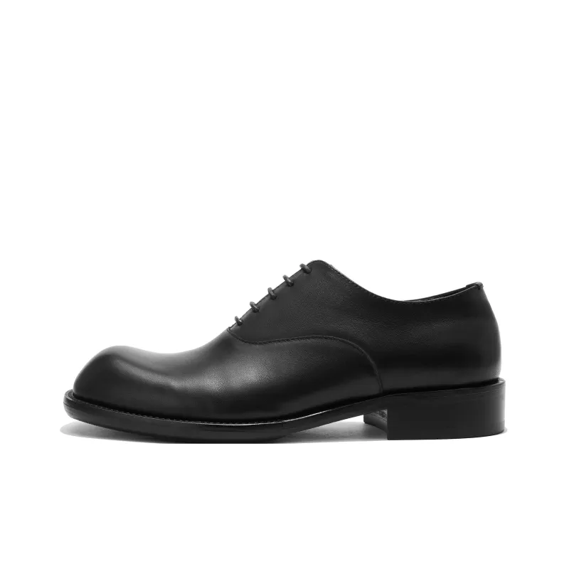 TAICHIISM Men's Casual Shoes Men Low Top Washed Black-6