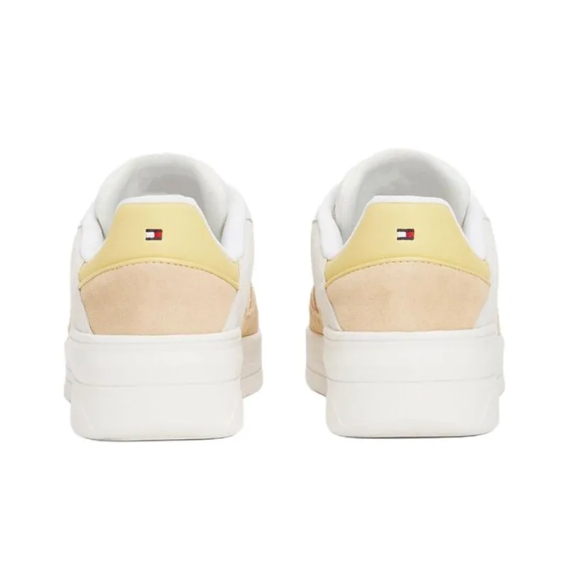 Tommy Hilfiger Trainers Low Top Skateboard Shoes Women's White-4