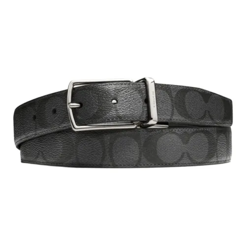 COACH Men's Modern Harness Buckle Cut To Size Reversible Belt