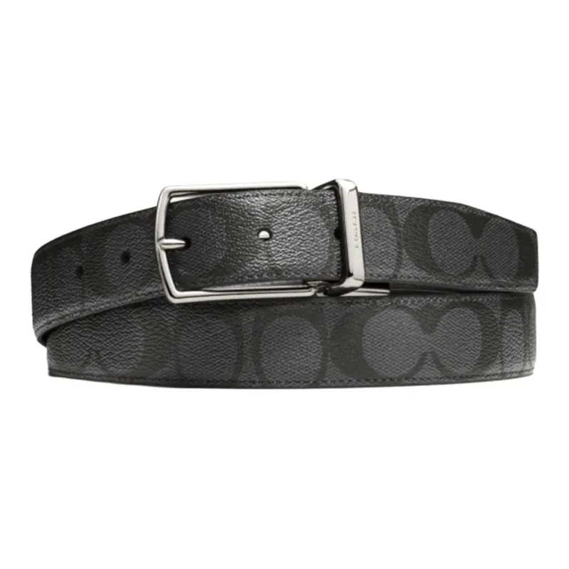 COACH Men's Modern Harness Buckle Cut To Size Reversible Belt-0