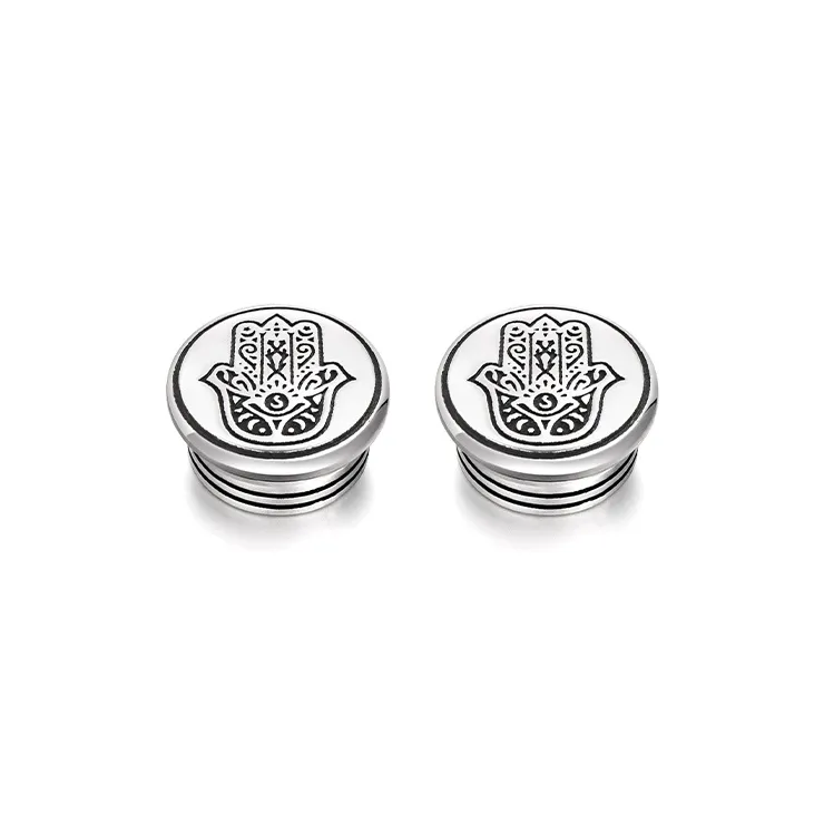 IDEAGEMER 925 Sterling Silver Clip On Earrings Men's-7