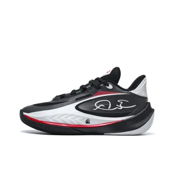 Animal Claws Anti Slip Wear Resistant Low Top Basketball Shoes Unisex White Black