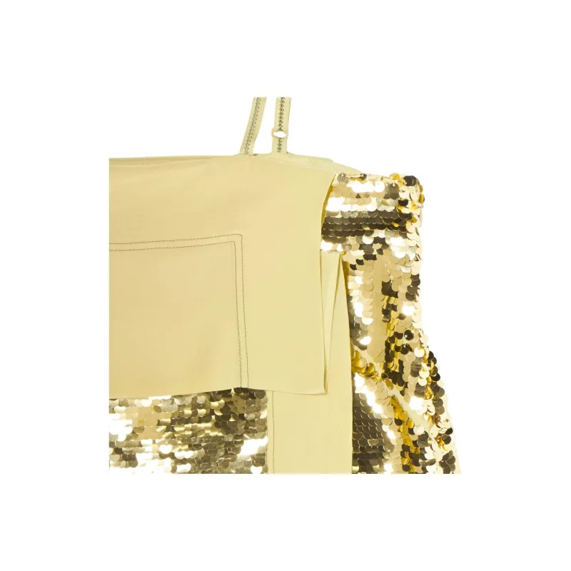 Onitsuka Tiger WS SEQUINED DRESS Slip Dress Women's Yellow-3