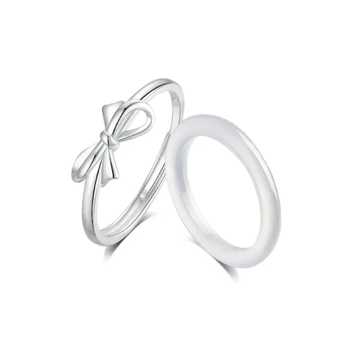 KING TAI SANG Chalcedony Rings Unisex-0