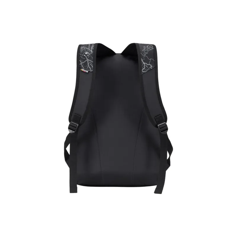 OIWAS Nylon Backpack Unisex Black-3
