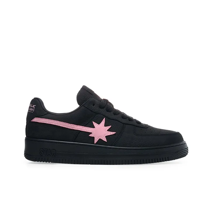 Starwalk Soldier Anti Slip Wear Resistant Low Top Skateboard Shoes Unisex Black-1