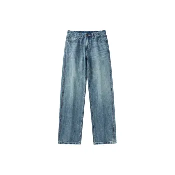 SNOW FLYING Jeans Unisex Vintage Blue