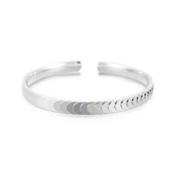 LIPSW 999 Fine Silver Bangles Women's