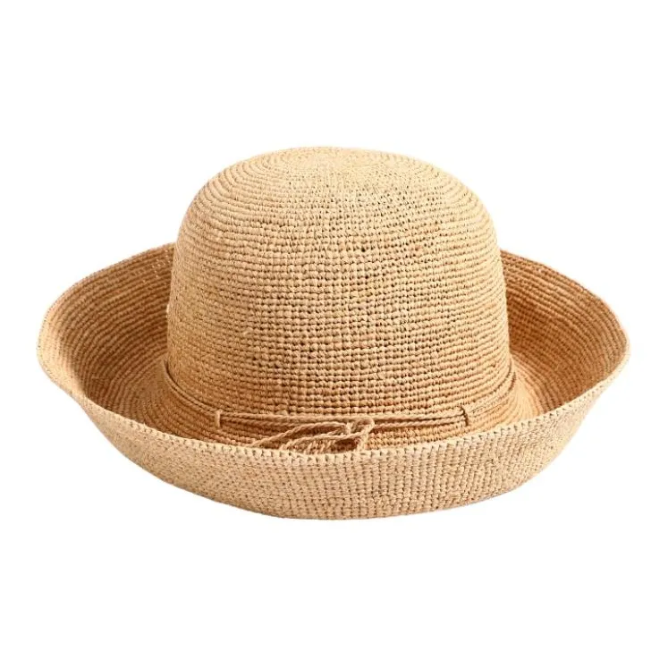 HELEN KAMINSKI Raffia Bucket Hats Unisex Beige-1