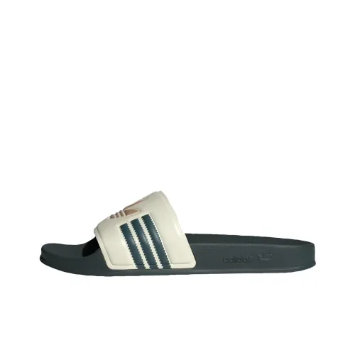 Adidas Originals hoodie Slides Cream White Mineral Green Warm Sandstone