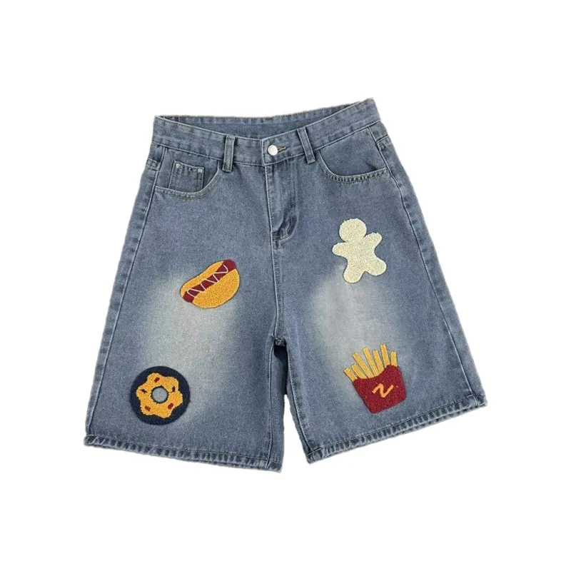 GY.VG Denim Shorts Unisex Blue-0